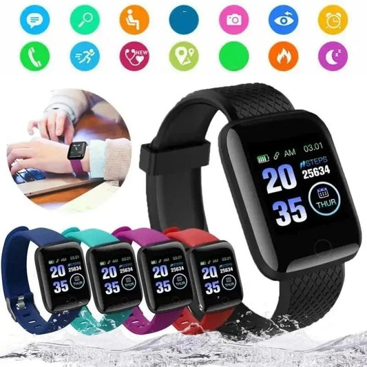 Multifunction Smart Watch For Men Women Kids Message Remind Music Control Sport Step Calories  Smartwatch Alarm Clock